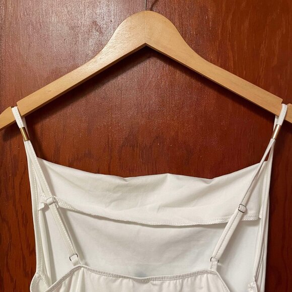 NWOT | WHITE | SHEIN SXY Solid Ruched Side Cami Bodycon Dress - Picture 6 of 9